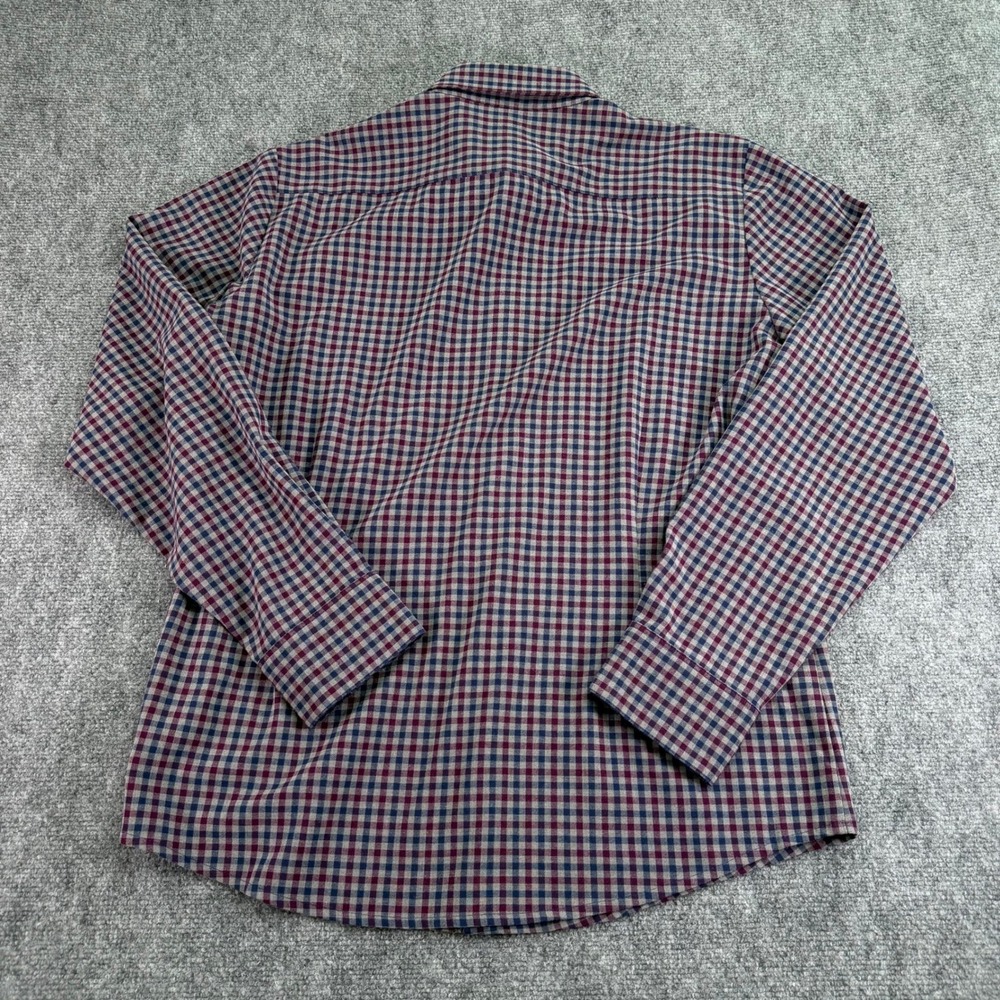 Mizzen Main Shirt Mens XL Plaid City Flannel Performance Trim Fit Button Down - Picture 8 of 9
